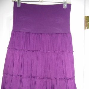 Tier Skirt with Yoga Top Band Size M